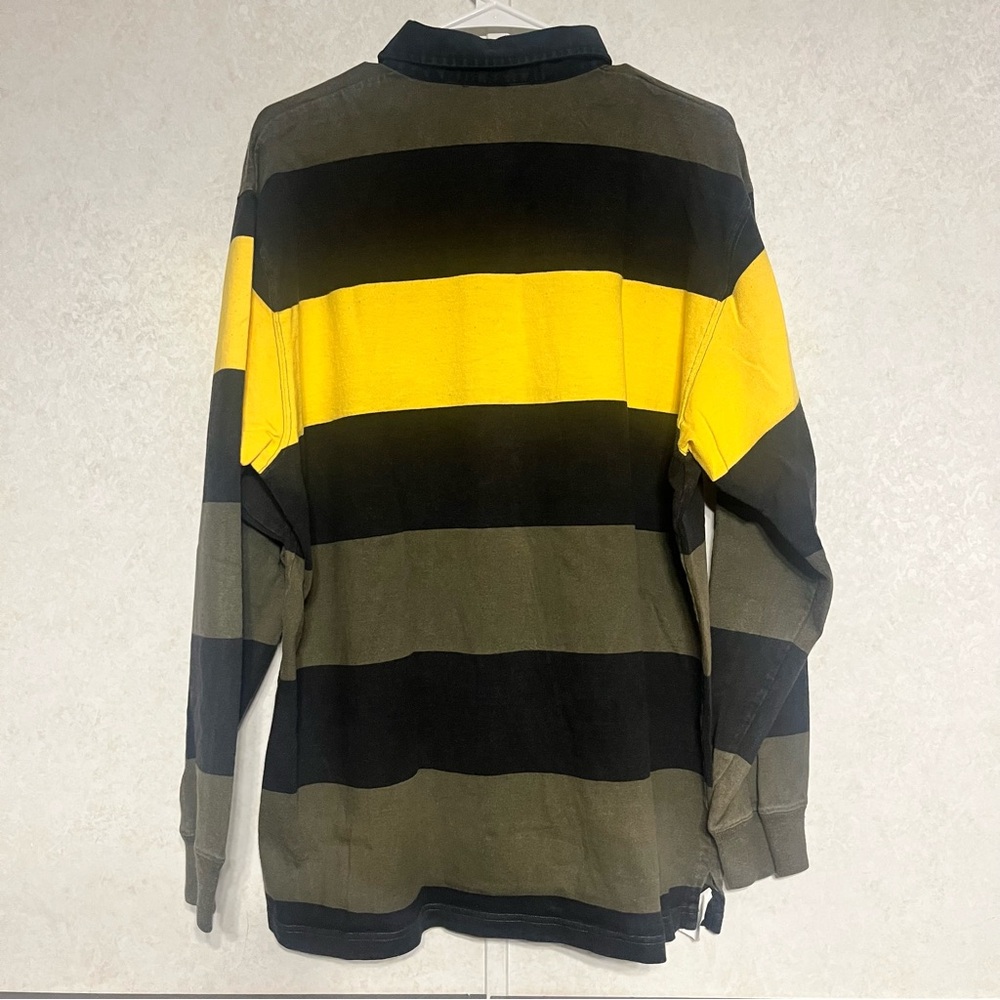 Polo Sport by Ralph Lauren Men's VTG Striped Shirt - Black, Yellow, Brown - Picture 2 of 8